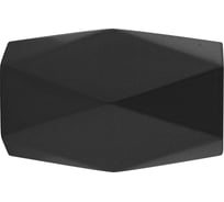 Наконечник для карниза 19 мм Peora Renome Многогранник черный (2 шт) 77542