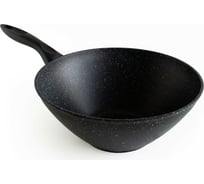 Сковорода VARI "Классическая каменная" литая WOK, с антипригарным покрытием D28см KKLWBL35128