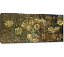 Картина Первое ателье репродукция "Цветы" 80x39 ШxВ ps143134-4