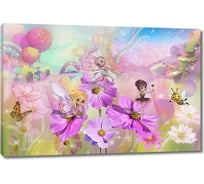 Картина Первое ателье "Цветочные феи на поляне" 60x40 ШxВ ps94740-3