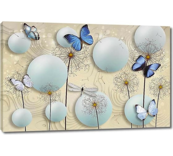 Картина Первое ателье "Шары с одуванчиками и бабочками" 115x76 ШxВ ps97360-5 1