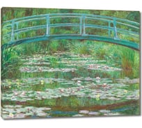 Картина Первое ателье репродукция "Японский мостик" 80x64 ШxВ ps105962-4