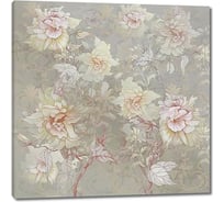 Картина Первое ателье "Цветочный фон в пастельных тонах" 35x35 ШxВ ps94735-1