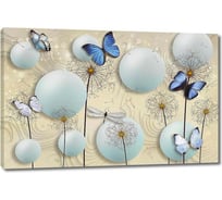 Картина Первое ателье "Шары с одуванчиками и бабочками" 60x39 ШxВ ps97360-3