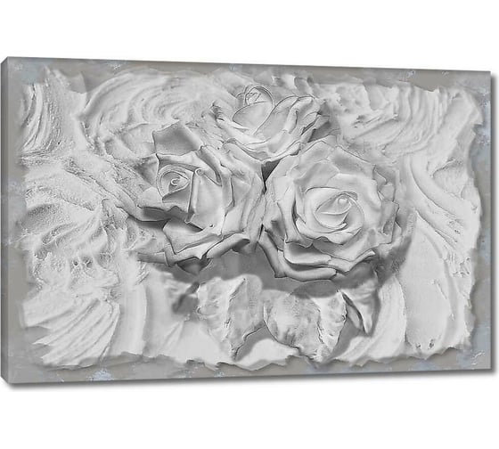 Картина Первое ателье "Розы из гипса" 60x40 ШxВ ps97367-3