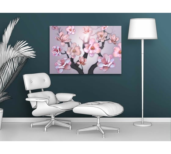 Картина Первое ателье "Цветение сакуры" 60x40 ШxВ ps68382-3