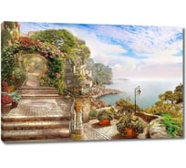 Картина Первое ателье "Спуск к набережной" 60x40 ШxВ ps24378-3