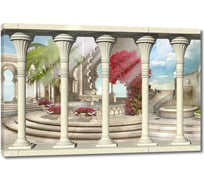 Картина Первое ателье "Терраса с высокими колоннами" 60x41 ШxВ ps28474-3