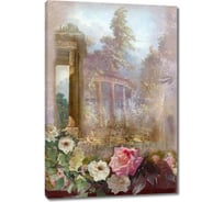 Картина Первое ателье "Розы на фоне архитектуры" 40x60 ШxВ ps28503-2
