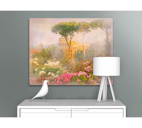 Картина Первое ателье "Туманное утро в саду" 80x64 ШxВ ps28500-4