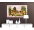Картина Первое ателье "Фонтан в центре цветочного сада" 60x36 ШxВ ps28470-3 2
