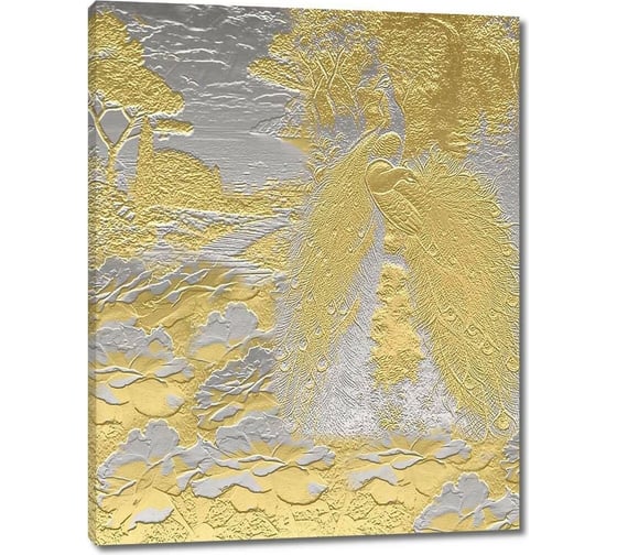 Картина Первое ателье Фреска с шикарной жар-птицей 35x44 ШxВ ps28531-1 1
