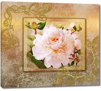 Картина Первое ателье "Розовая роза в рамке" 68x60 ШxВ ps28524-2