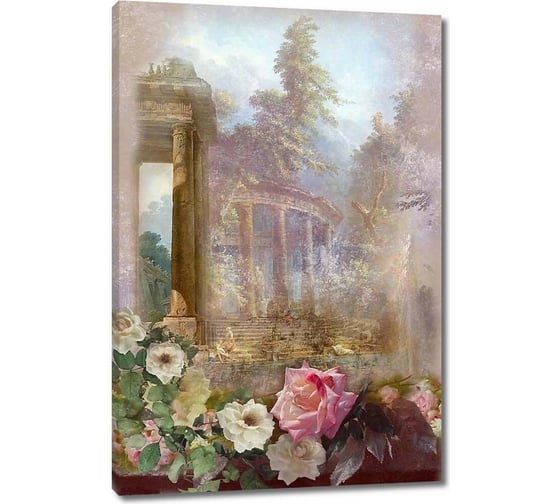 Картина Первое ателье "Розы на фоне архитектуры" 35x53 ШxВ ps28503-1 1