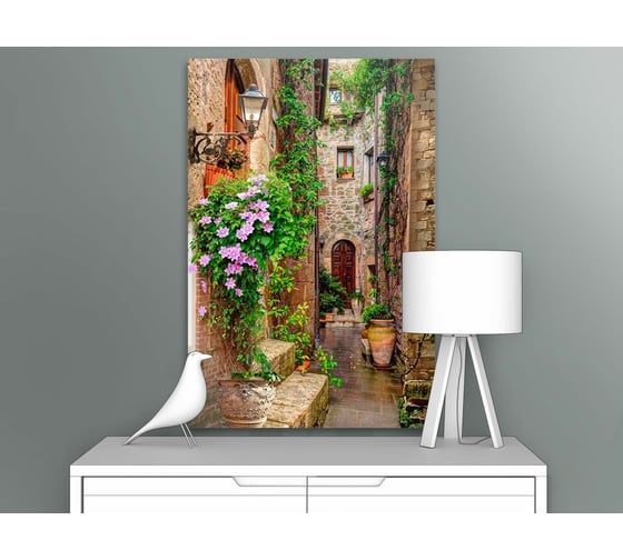 Картина Первое ателье "Солнечная улица после дождя" 60x90 ШxВ ps28592-3