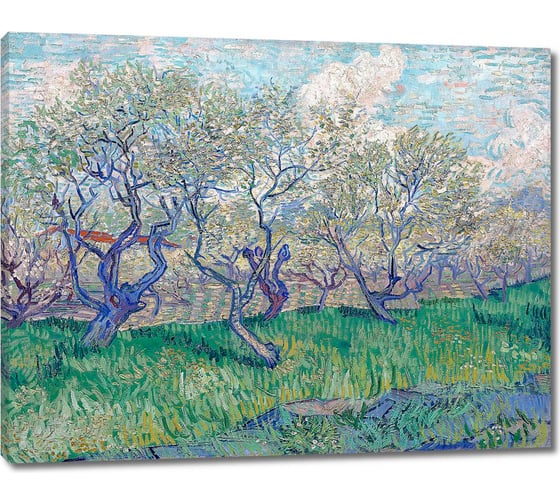 Картина Первое ателье репродукция "Цветущий миндаль" 77x60 ШxВ ps106030-2 1