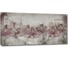 Картина Первое ателье "Серая абстракция с цветами" 115x58 ШxВ ps28734-5 1