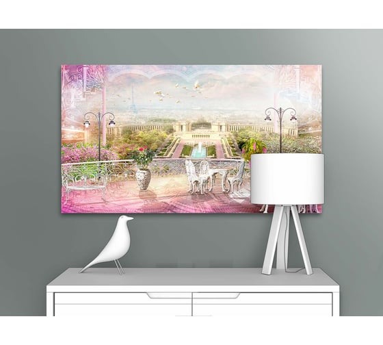 Картина Первое ателье "Уличное кафе на веранде" 106x60 ШxВ ps28614-2