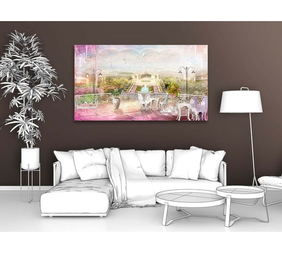 Картина Первое ателье "Уличное кафе на веранде" 106x60 ШxВ ps28614-2