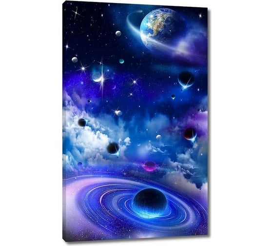 Картина Первое ателье "Синий космос" 35x58 ШxВ ps95039-1 1