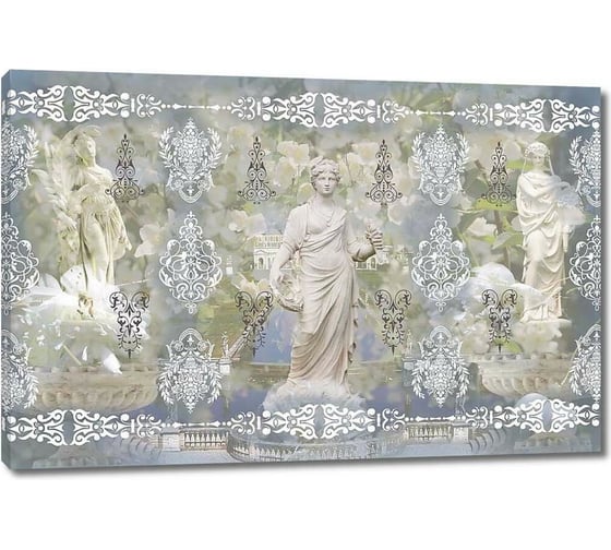 Картина Первое ателье "Скульптуры в коллаже с узорами" 80x53 ШxВ ps28694-4