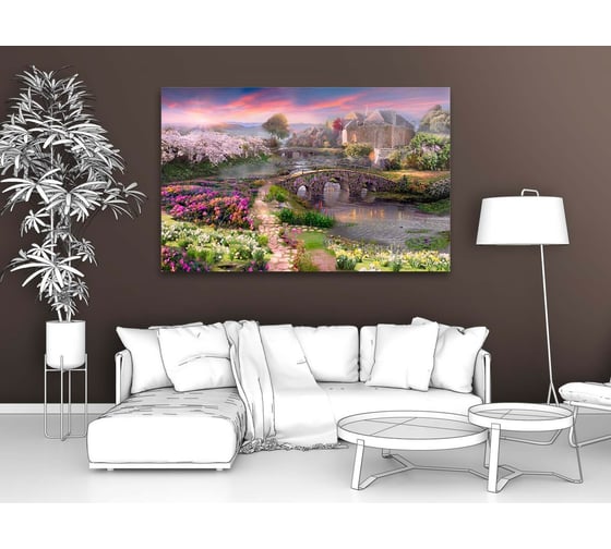 Картина Первое ателье "Сказочный сад в лучах заката" 115x74 ШxВ ps28643-5