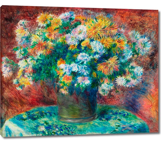 Картина Первое ателье репродукция "Хризантемы" 72x60 ШxВ ps144123-2 1