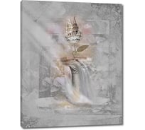 Картина Первое ателье "Фреска с железным цветком" 60x76 ШxВ ps28534-3