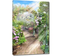 Картина Первое ателье "Улица в солнечном парке" 60x90 ШxВ ps28640-3