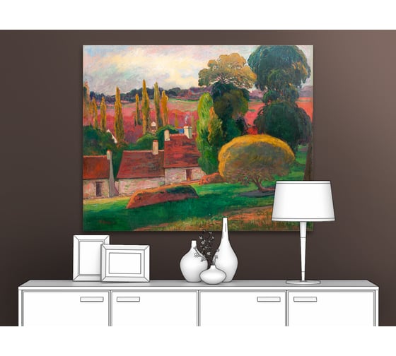 Картина Первое ателье репродукция "Ферма в Бретани" 80x63 ШxВ ps109380-4