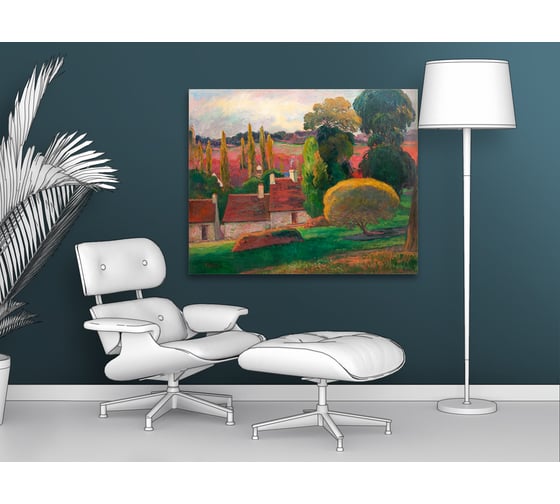 Картина Первое ателье репродукция "Ферма в Бретани" 80x63 ШxВ ps109380-4