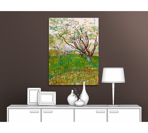 Картина Первое ателье репродукция "Цветущий сад" 44x60 ШxВ ps143117-2