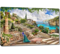 Картина Первое ателье "Улица с длинной лестницей" 80x53 ШxВ ps28757-4