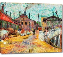 Картина Первое ателье репродукция "Фабрика" 80x66 ШxВ ps143116-4