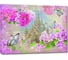 Картина Первое ателье "Яркие цветы на фоне замка" 80x60 ШxВ ps28700-4 1