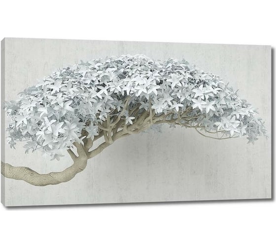 Картина Первое ателье "Цветущая ветка дерева" 80x50 ШxВ ps139294-4