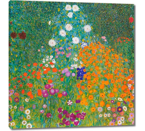 Картина Первое ателье репродукция "Цветочный сад" 60x61 ШxВ ps107942-3 1