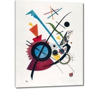 Картина Первое ателье репродукция "Фиолетовый литографский оттиск" 35x45 ШxВ ps141136-1