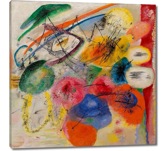 Картина Первое ателье репродукция "Черные линии" 59x60 ШxВ ps110400-2 1