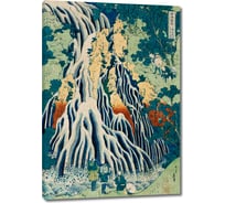 Картина Первое ателье репродукция "Шимоцуке Куроками-Яма Курифури-но Таки" 42x60 ШxВ ps144257-2