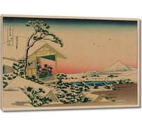 Картина Первое ателье репродукция "Снежное утро на реке Коисикава" 115x80 ШxВ ps109218-5