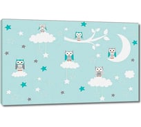 Картина Первое ателье "Совы на облаке" 60x38 ШxВ ps94898-3