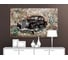 Картина Первое ателье "Ретро автомобиль на фоне граффити" 60x38 ШxВ ps94953-3 2