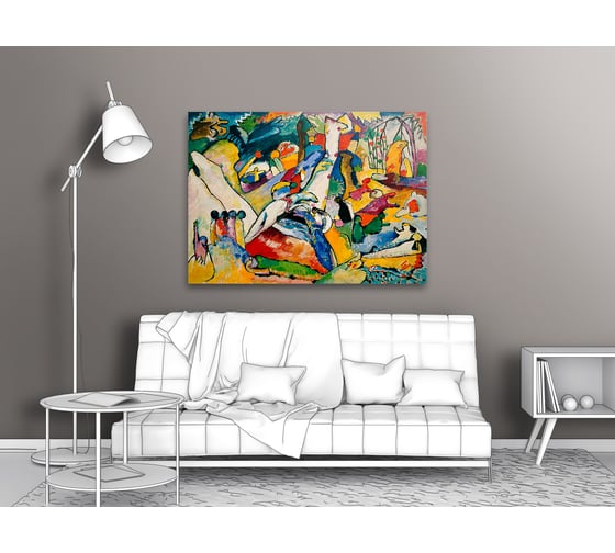 Картина Первое ателье репродукция "Эскиз к Композиции II" 60x43 ШxВ ps110488-3