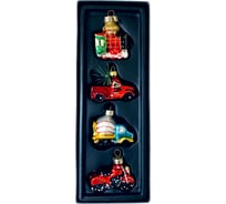 Елочное украшение Магия праздника 4 шт., 5.2x4.5 см, стекло MAG1937