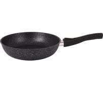 Сковорода Kukmara 260/60мм, со съемной ручкой soft touch, АП, темный мрамор смт264а