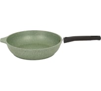 Сковорода Kukmara 260/60 мм, со съемной ручкой, АП, фисташковый мрамор смф263а