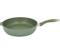 Сковорода Kukmara 280/65 мм с ручкой, АП, фисташковый мрамор смф281а