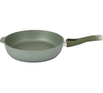 Сковорода Kukmara 280/65мм со съемной ручкой, АП, фисташковый мрамор смф283а