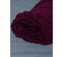 Простыня Ночь нежна 7018-1 на резинке, лиловый, кулирка, 120 гр, 120x200x20, стандарт 4660056171794